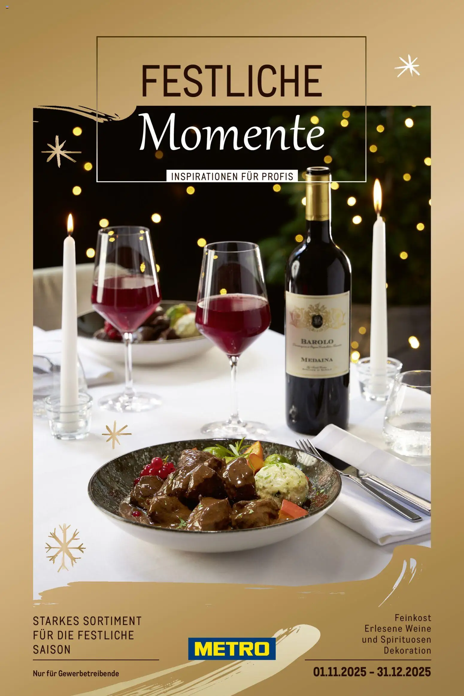 Vorschau von dem Prospekt des Geschäftes Metro, gültig ab dem 01.11.2025