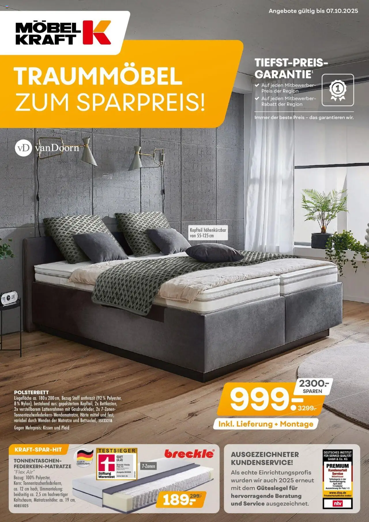 Möbel Kraft Prospekt (vom 09.09.2025 - 07.10.2025)