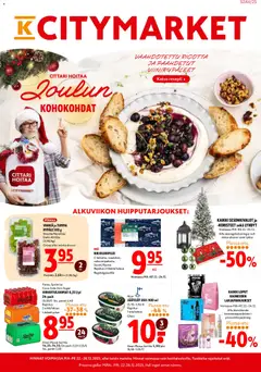 Kaupan K-Citymarket Tarjoukset - Joulu esikatselu, voimassa 22/12/2025