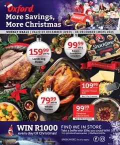 Preview of Oxford Freshmarket flyer valid from 03/12/2025