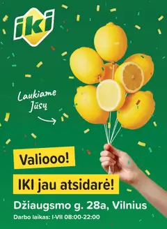 IKI parduotuvės leidinio Leidinys - Specialūs pasiūlymai IKI Džiaugsmo parduotuvės klientams galiojančio nuo 2025.10.16 peržiūra