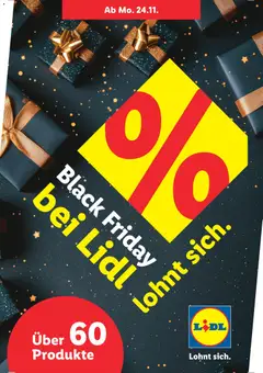 Vorschau des Merkblatts Black Friday vom Shop Lidl gültig von 24.11.2025 bis 29.11.2025