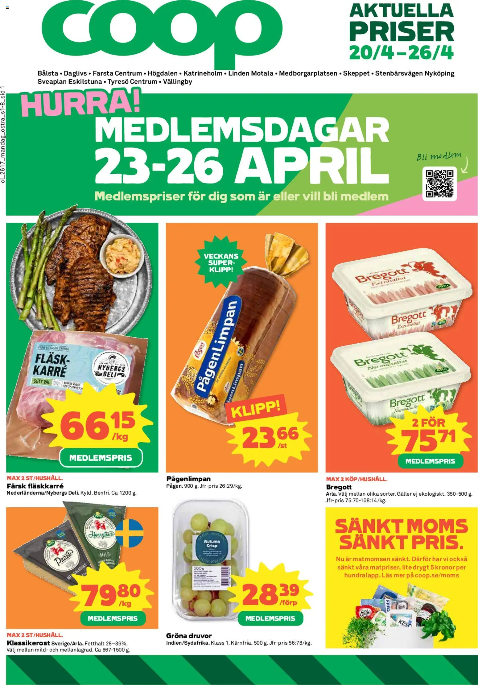 Förhandsgranska reklamblad Coop Forum erbjudanden från butik Coop Forum gäller från 20/04/2026