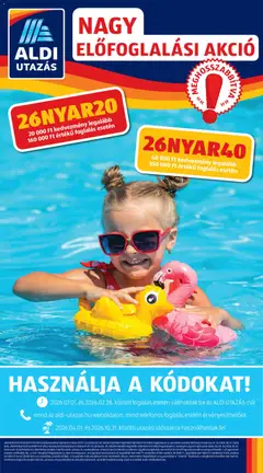 Aldi - Utazás katalógus megtekintése, amely érvényes 2026.02.26.-től