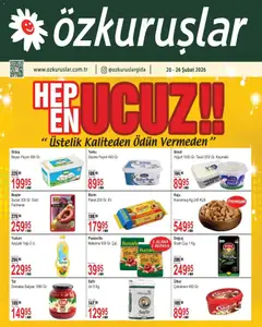 Özkuruşlar Katalog 20.02.2026 - Broşürünün önizlemesi