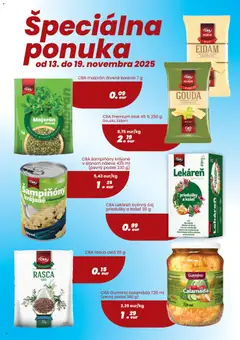 Náhľad CBA Komfos letáku platného od 06.11.2025 | Strana: 13