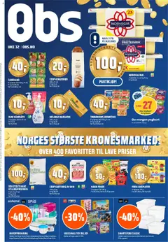 Forhåndsvis Kundeavis fra butikk Coop Obs gyldig fra 04/08/2025