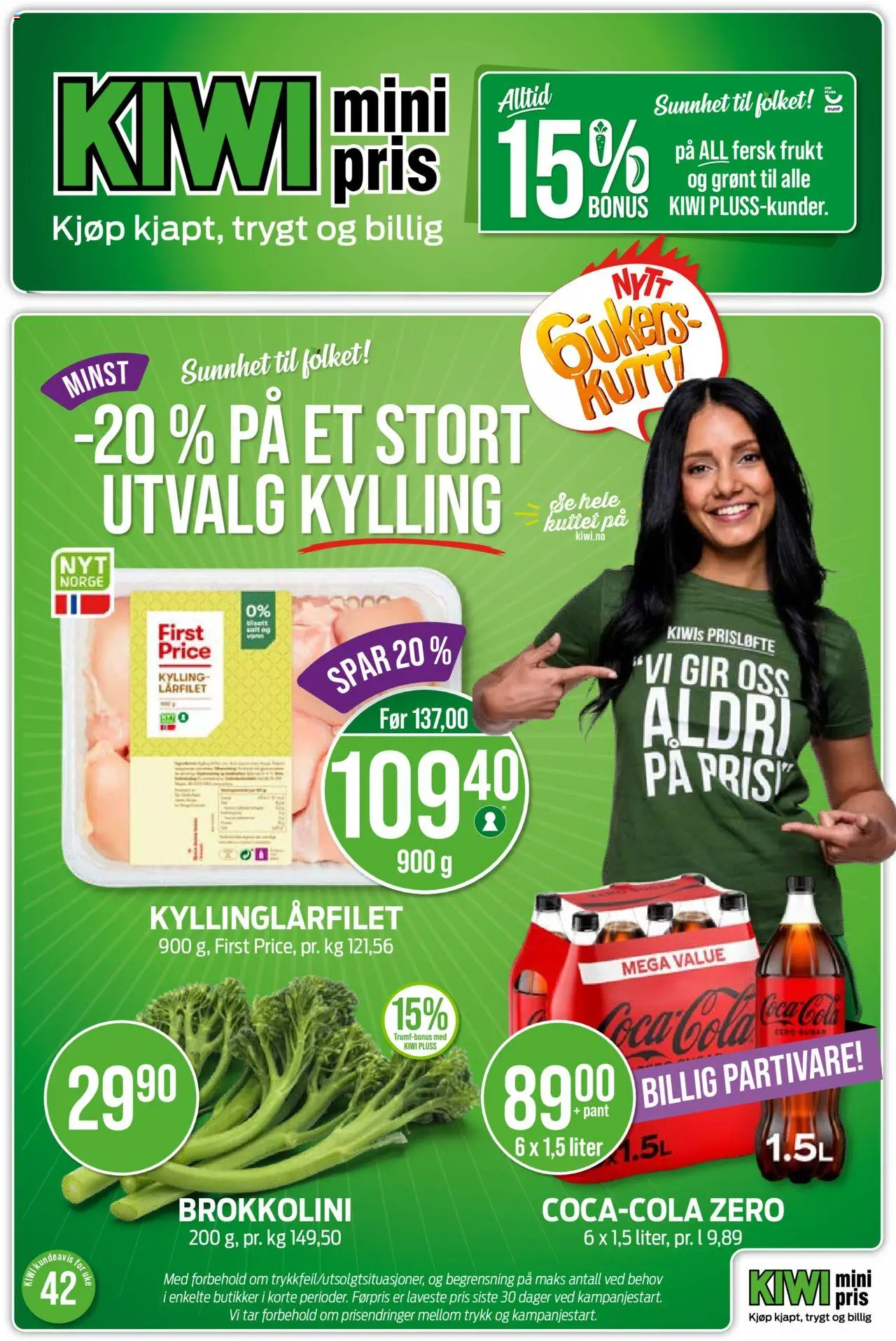 Kundeavis Kiwi gyldig fra 13/10/2025 - Sidenummer 1