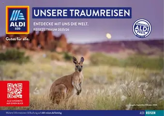 Vorschau von dem Prospekt des Geschäftes Aldi Reisen, gültig ab dem 01.09.2025