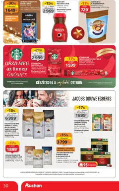 Auchan - Akciós újság Auchan megtekintése, amely érvényes 2025.12.11.-től | Oldal: 30