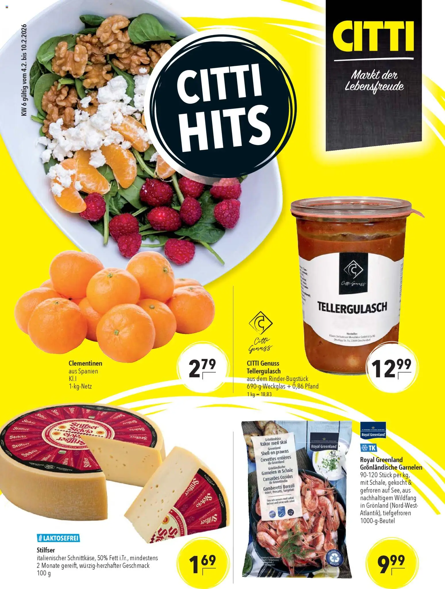 Vorschau von dem Prospekt des Geschäftes CITTI Markt, gültig ab dem 04.02.2026