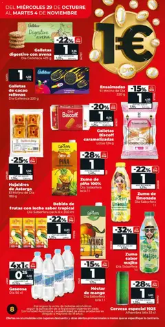 Vista previa del folleto de la tienda Dia válido desde el 29/10/2025 | Página: 8