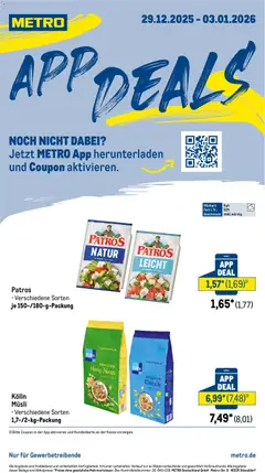 Vorschau von dem Prospekt des Geschäftes Metro, gültig ab dem 29.12.2025