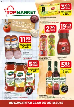 Pogląd gazetki "Gazetka mini" ze sklepu Top Market ważnej od 25.09.2025