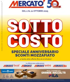 Anteprima dell'opuscolo Attuale volantino dal negozio Mercatò valido da 02/10/2025