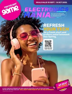 Preview of Game Electronics Mania valid 10/09/2025