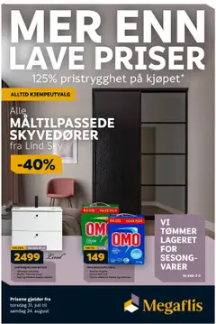 Forhåndsvis Kundeavis fra butikk Megaflis gyldig fra 31/07/2025
