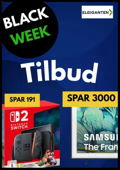 Eksempel på tilbudsavis Black Friday fra butik Elgiganten gyldig fra 13/11/2025