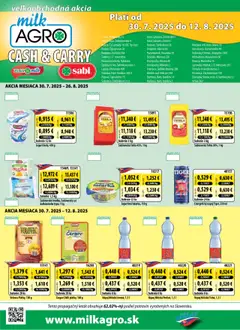Náhľad Milk Agro letáku platného od 30.07.2025