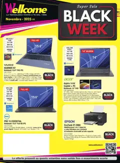 Anteprima dell'opuscolo Black Friday dal negozio Wellcome valido da 02/12/2025