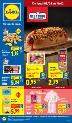 Prévisualisation de Catalogue de la semaine 6 du magasin LIDL formulaire valide 05/02/2026