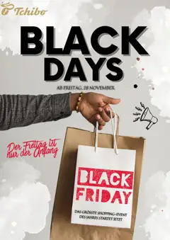 Vorschau der Angebote: Tchibo Eduscho Black Friday Ankündigung gültig ab 14.11.2025