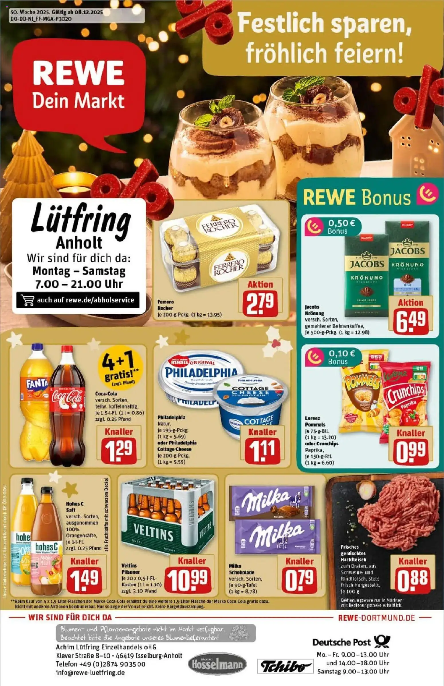 Vorschau von dem Prospekt des Geschäftes Rewe, gültig ab dem 07.12.2025