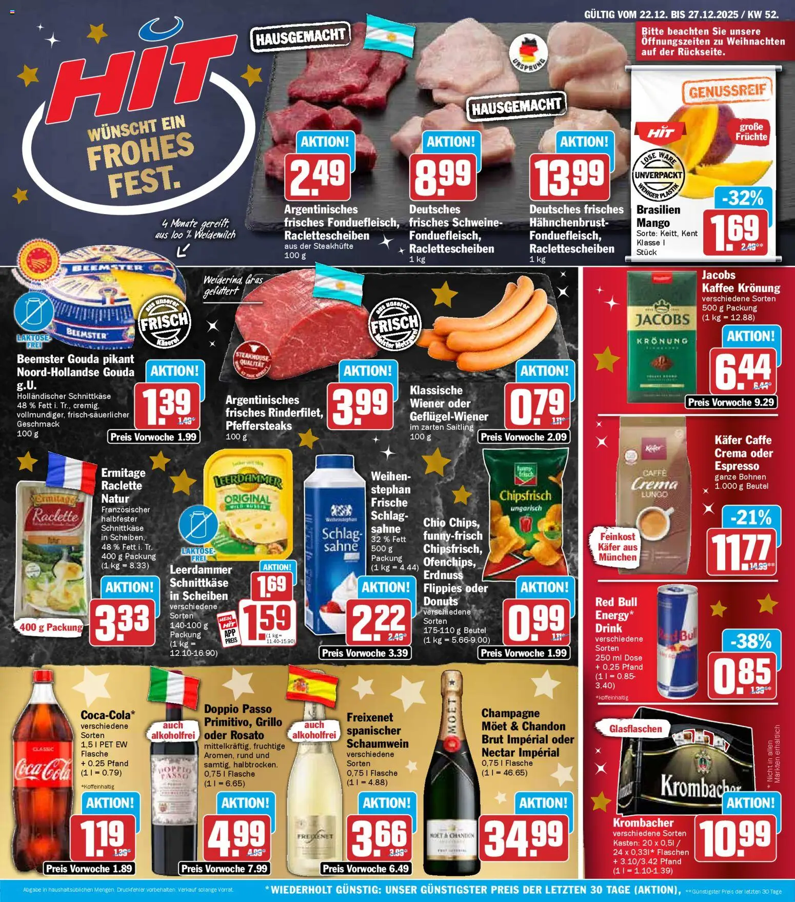 Vorschau von dem Prospekt des Geschäftes HIT, gültig ab dem 22.12.2025