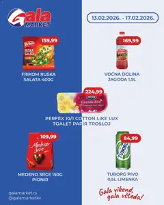 Pregled Gala MARKET kataloga - važi od 13.02.2026