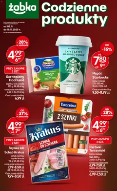 Pogląd gazetki "Codzienne produkty" ze sklepu Żabka ważnej od 05.11.2025