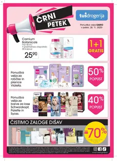Predogled kataloga iz trgovine Tuš drogerija veljaven od 28.11.2025