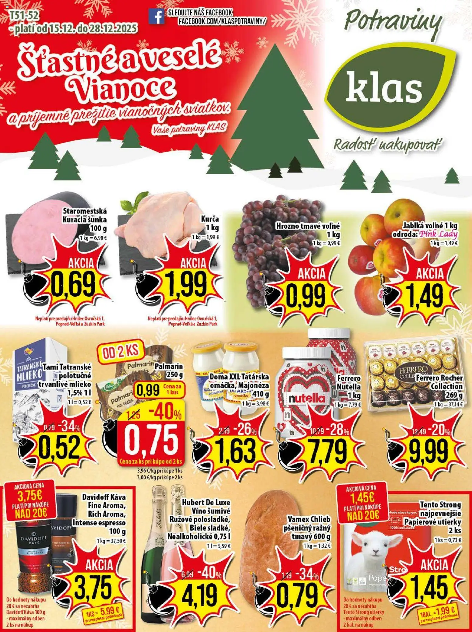 Náhľad Klas letáku platného od 15.12.2025