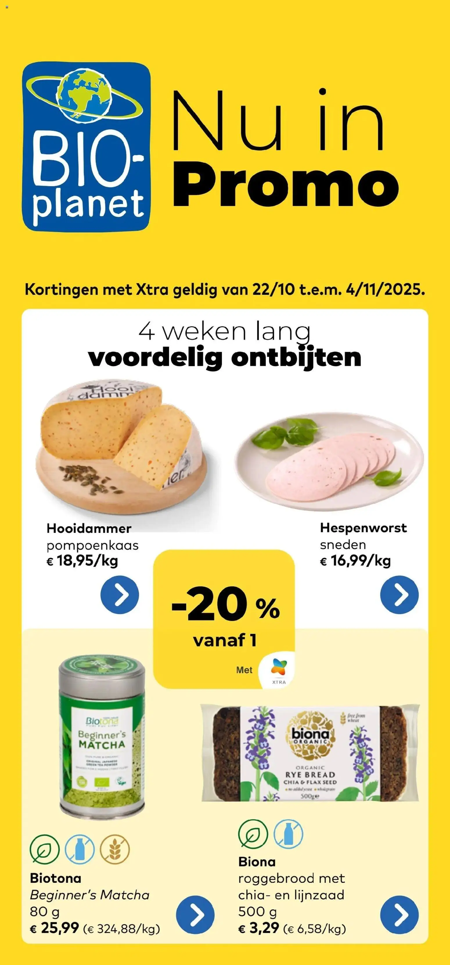 BioPlanet shop Folder geldig vanaf 22/10/2025 - Paginanummer 1