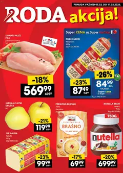 Pregled Roda kataloga - važi od 05.02.2026