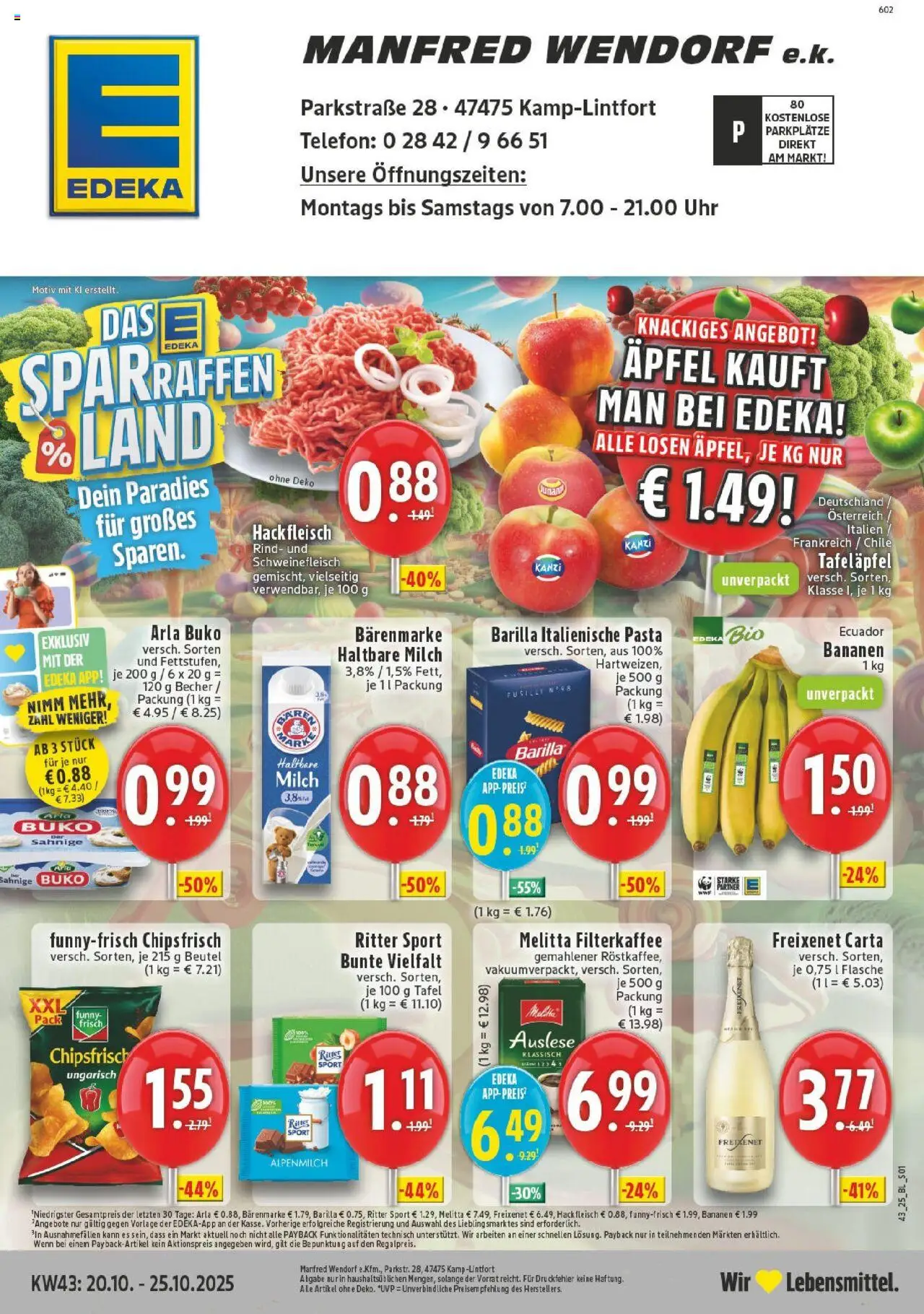 EDEKA Prospekt ab 19.10.2025 - Prospekt Kamp-Lintfort Online