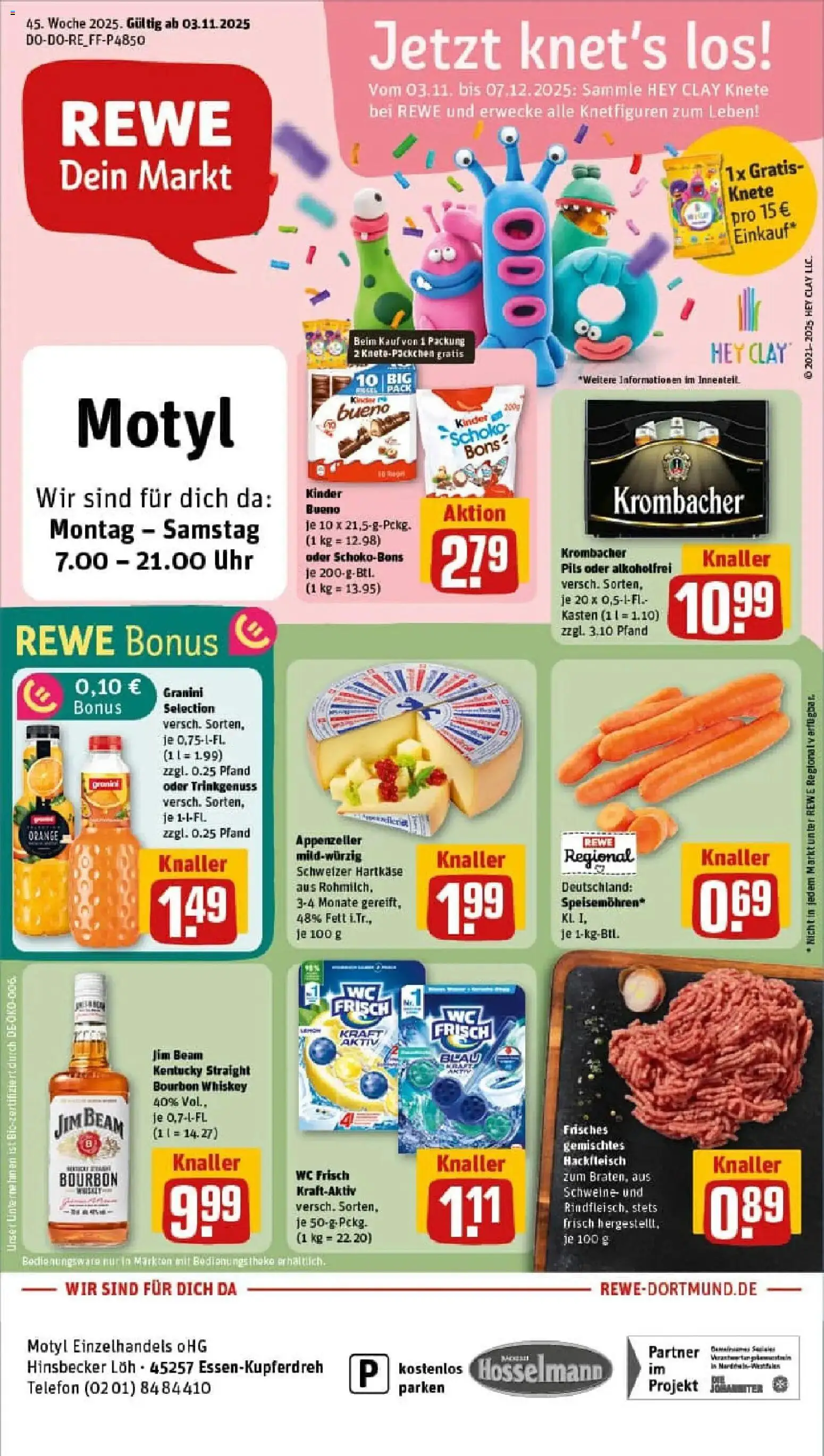 Vorschau von dem Prospekt des Geschäftes Rewe, gültig ab dem 03.11.2025
