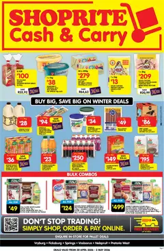 Preview of Shoprite flyer valid from 20/04/2026