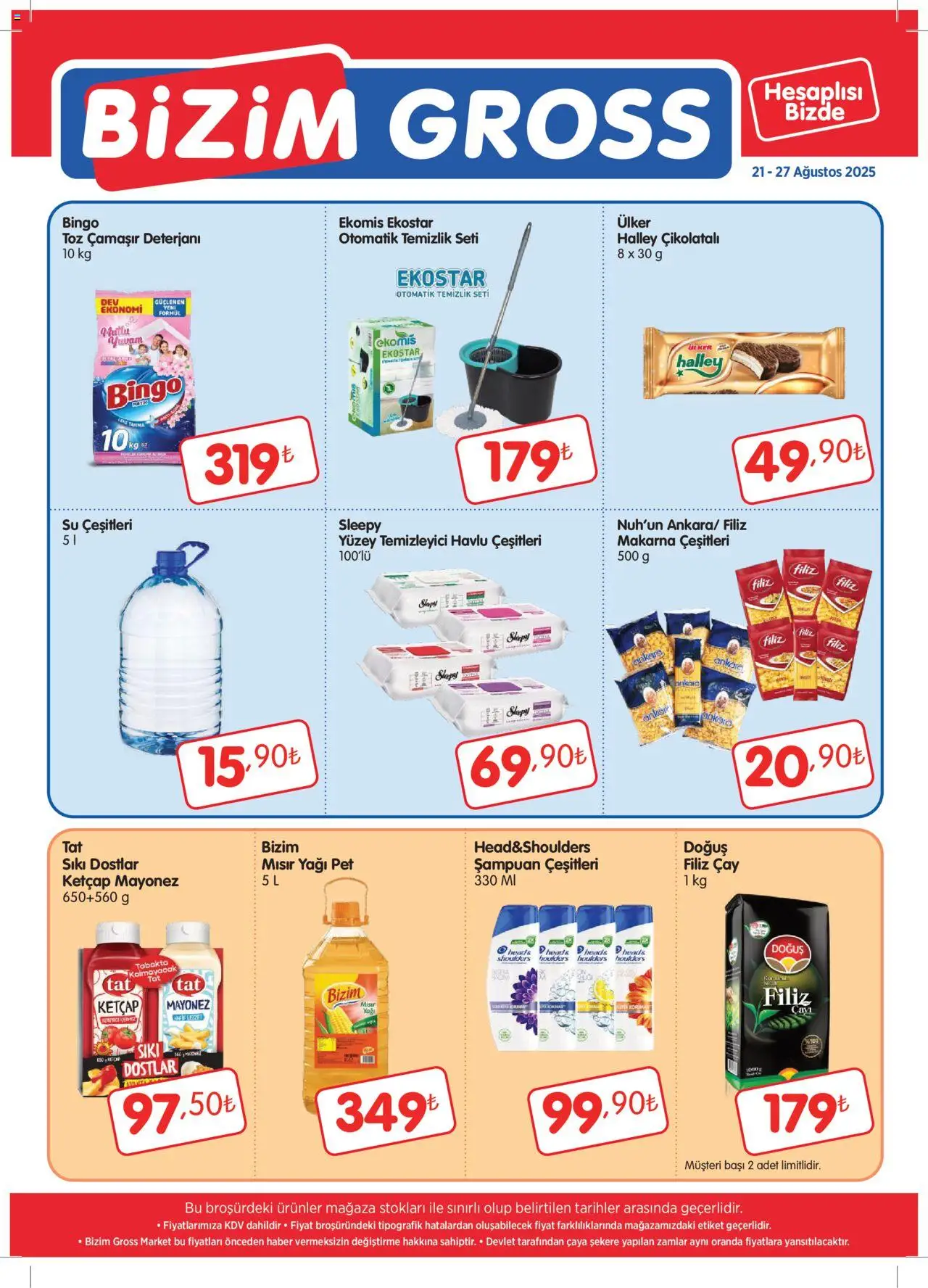 Bizim Toptan Bizim Gross Fırsat Bülteni (21 - 27 Ağustos 2025) - Sayfa numarası 1