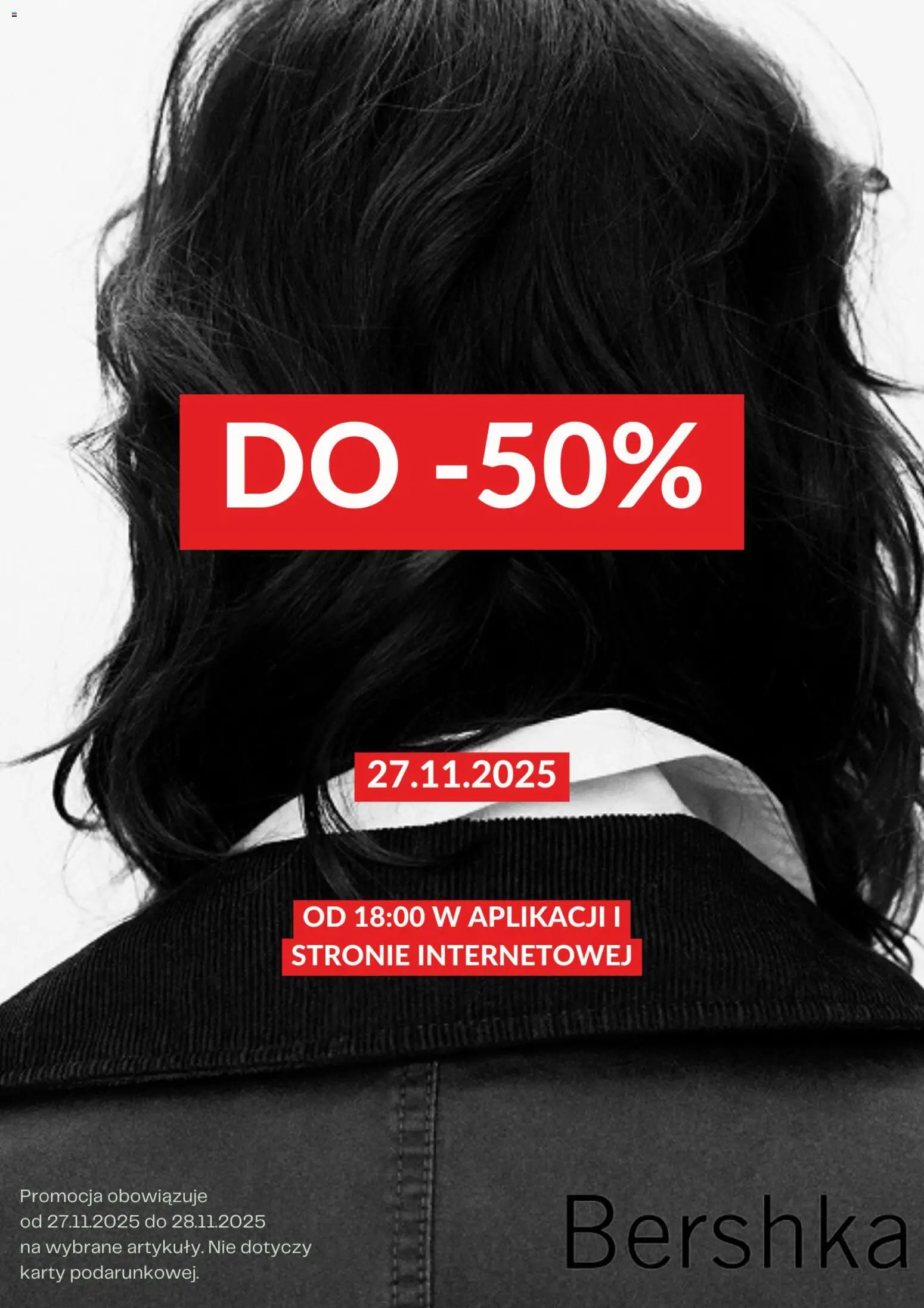 Pogląd gazetki "Black Friday awizo" ze sklepu Bershka ważnej od 25.11.2025