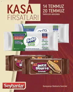 Seyhanlar Market Kasa Fırsatları 14.07.2025 - Broşürünün önizlemesi