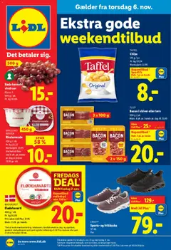 Eksempel på tilbudsavis Weekend tilbud fra butik Lidl gyldig fra 06/11/2025