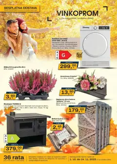 Pregled letka Katalog trgovine Vinkoprom vrijedi od 01.10.2025