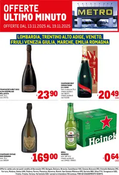 Anteprima dell'opuscolo Volantino Offerte ultimo minuto dal negozio Metro valido da 13/11/2025