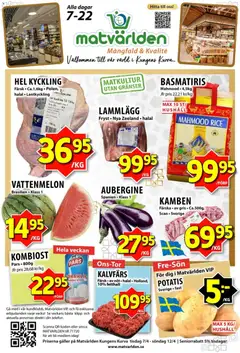 Förhandsgranska reklamblad Matvärlden erbjudanden från butik Matvärlden gäller från 07/04/2026