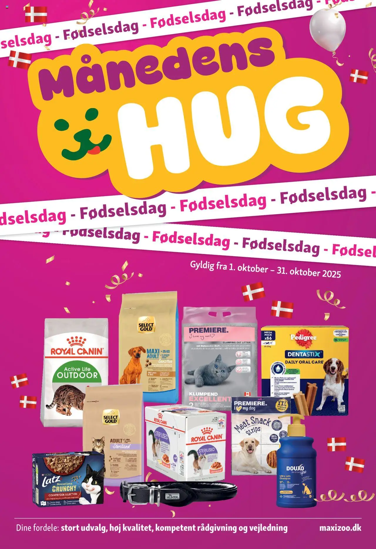 Maxi Zoo tilbudsavis gyldig fra 01/10/2025 - side 1