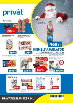 PRIVÁT - Akciós újság PRIVÁT megtekintése, amely érvényes 2025.11.27.-től