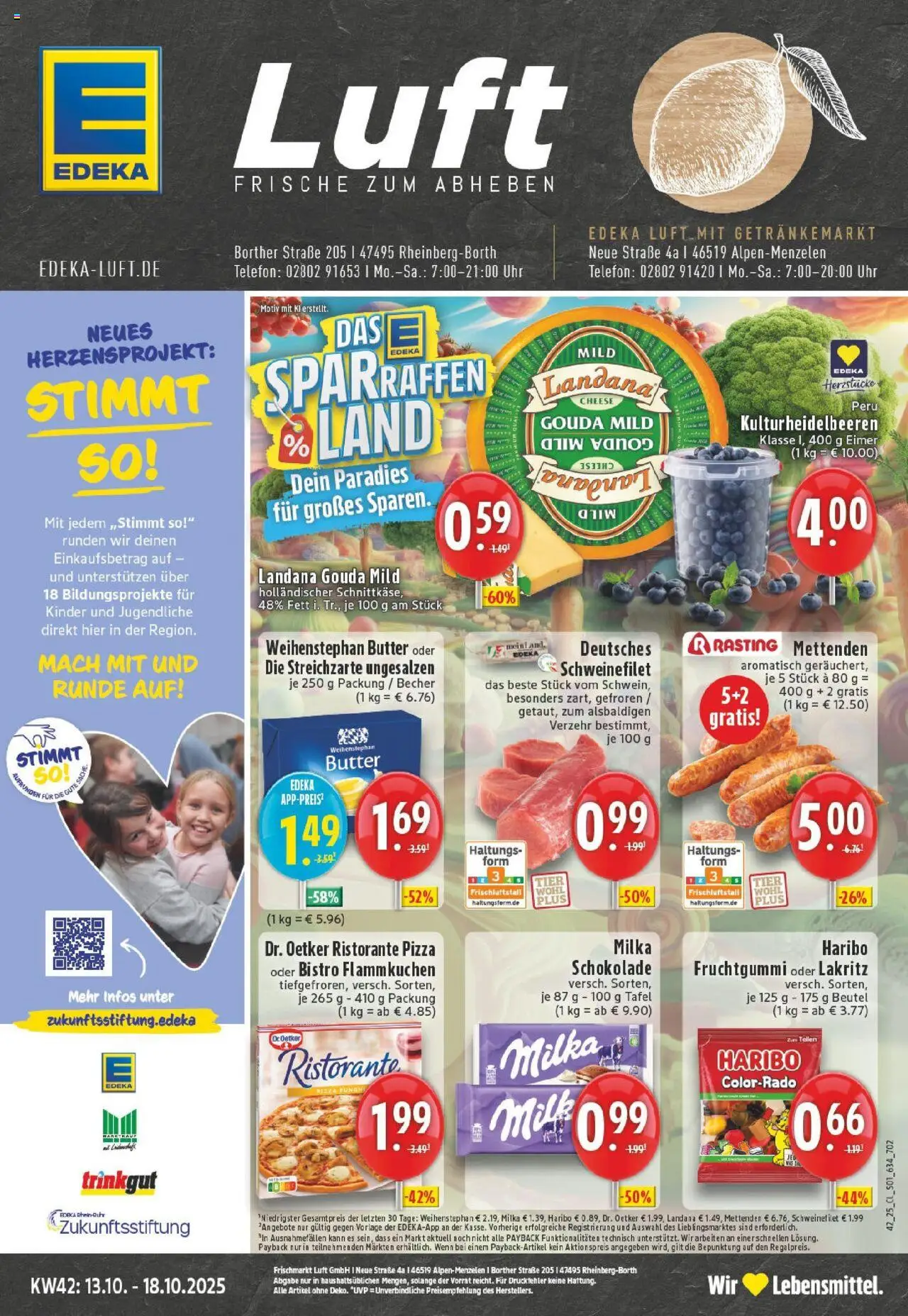 EDEKA Prospekt ab 13.10.2025 - Prospekt Rheinberg - Borth Online