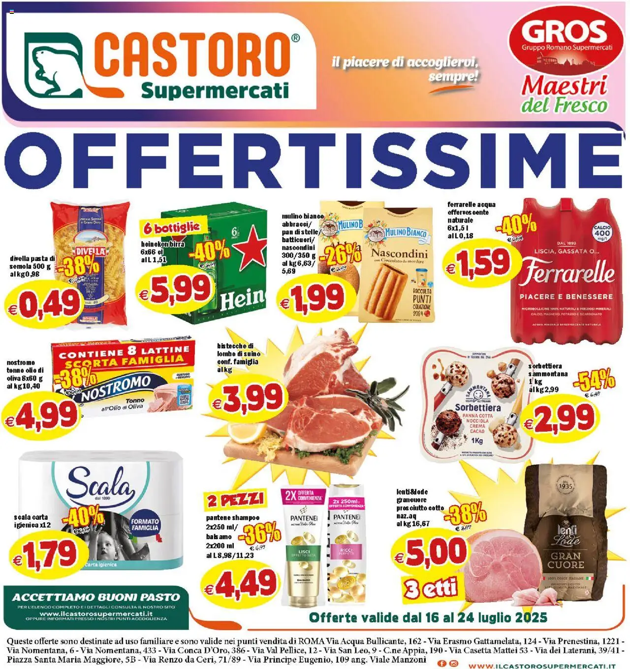 Volantino Il Castoro valido da 16/07/2025 numero di pagina 1