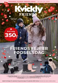 Eksempel på tilbudsavis Friends fra butik Kvickly gyldig fra 19/09/2025