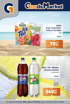 Goods Market - Akciós újság Goods Market megtekintése, amely érvényes 2025.07.17.-től